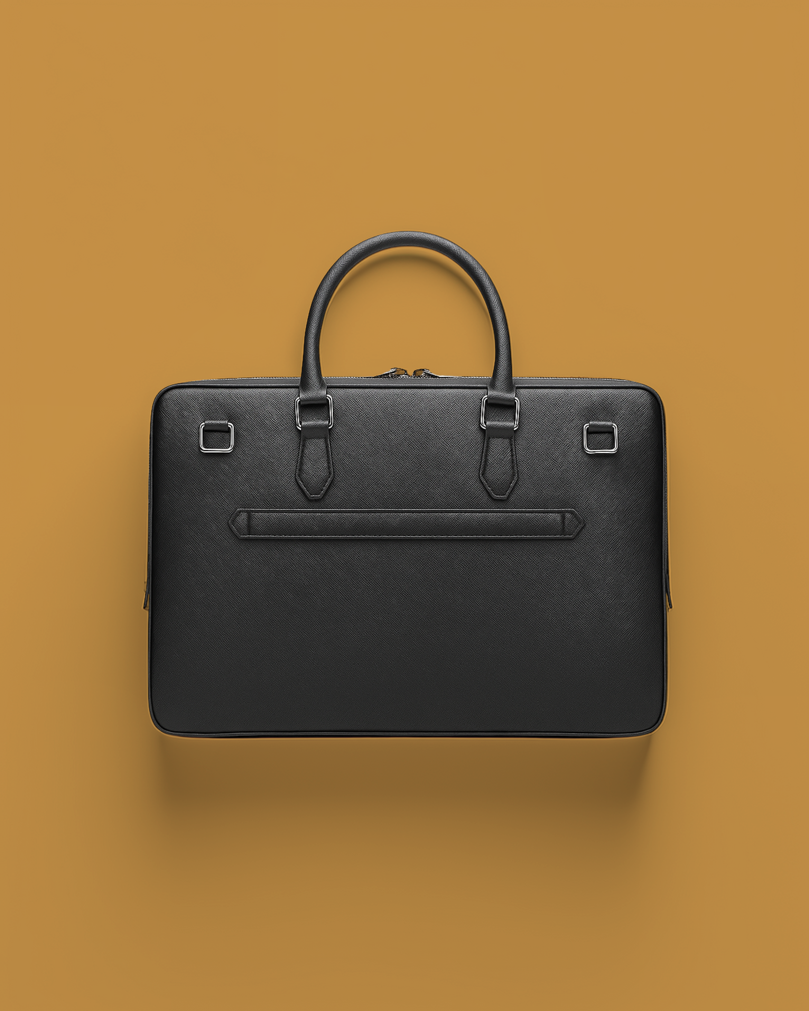 Cavour Leather Briefcase