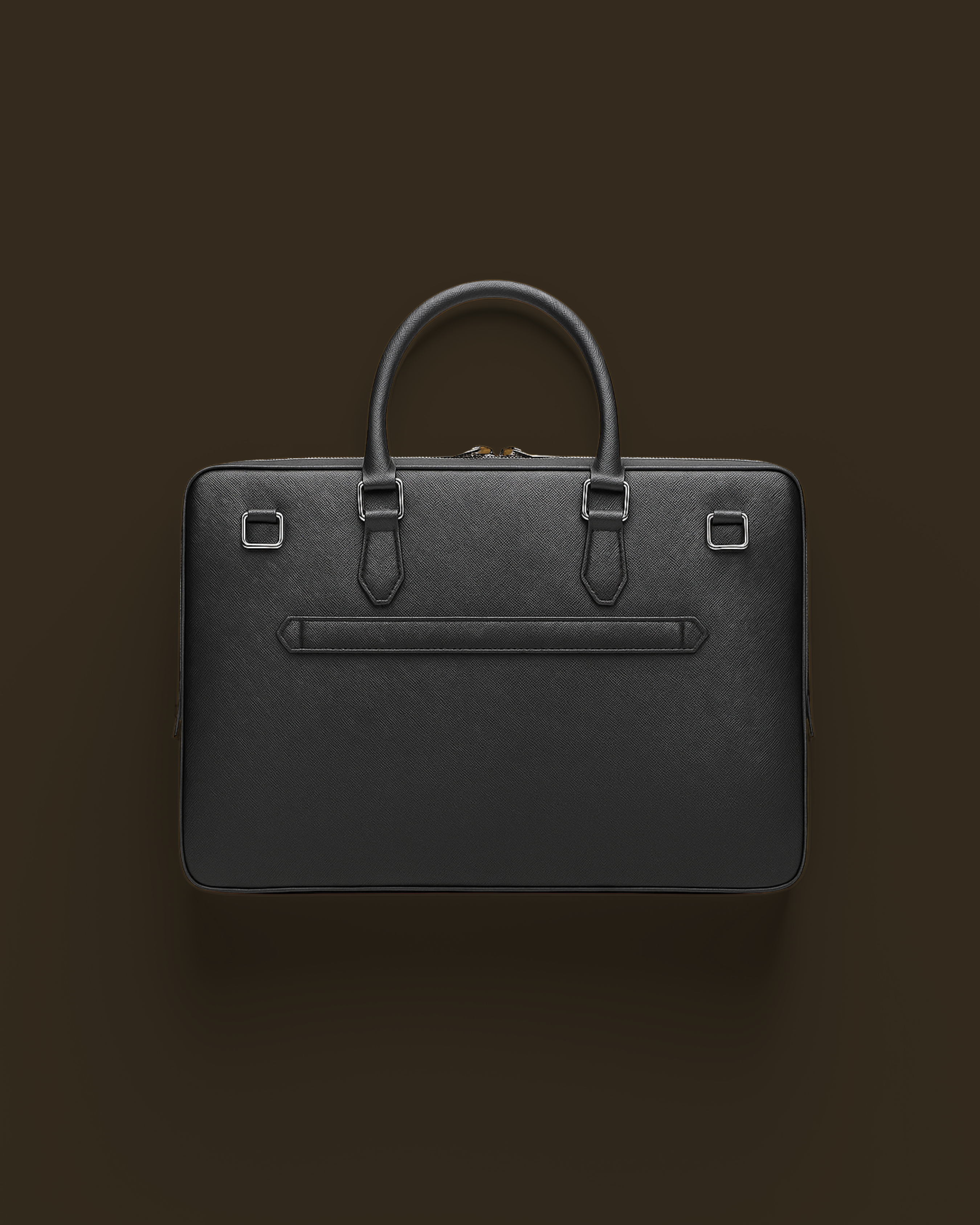 Cavour Leather Briefcase