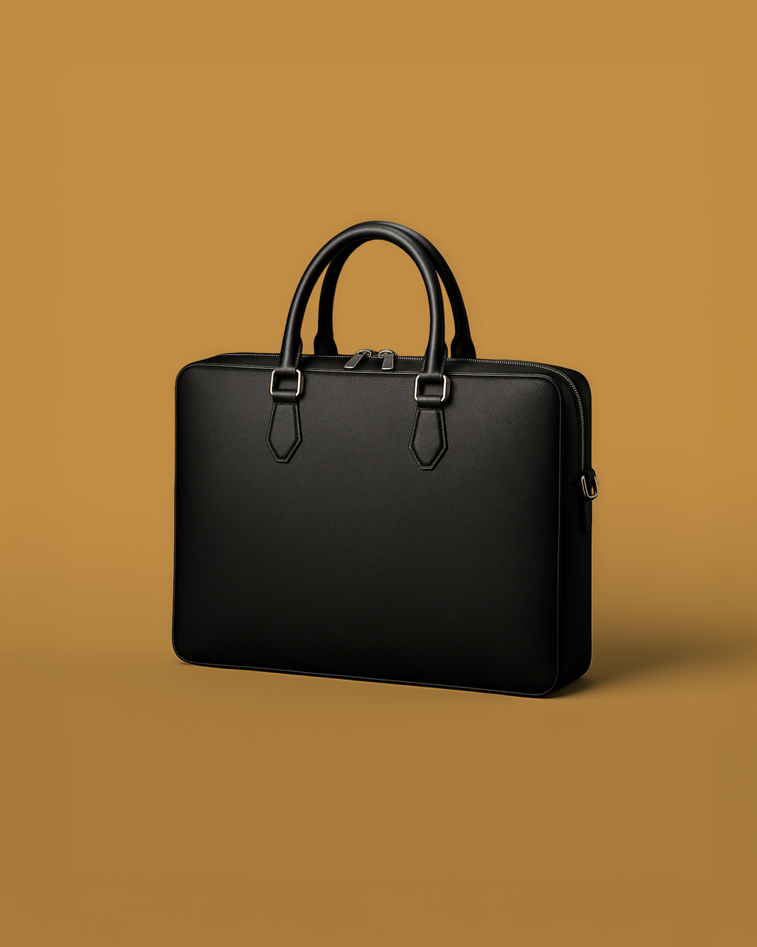 Cavour Leather Briefcase
