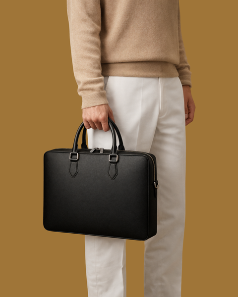 Aure Leather Briefcase