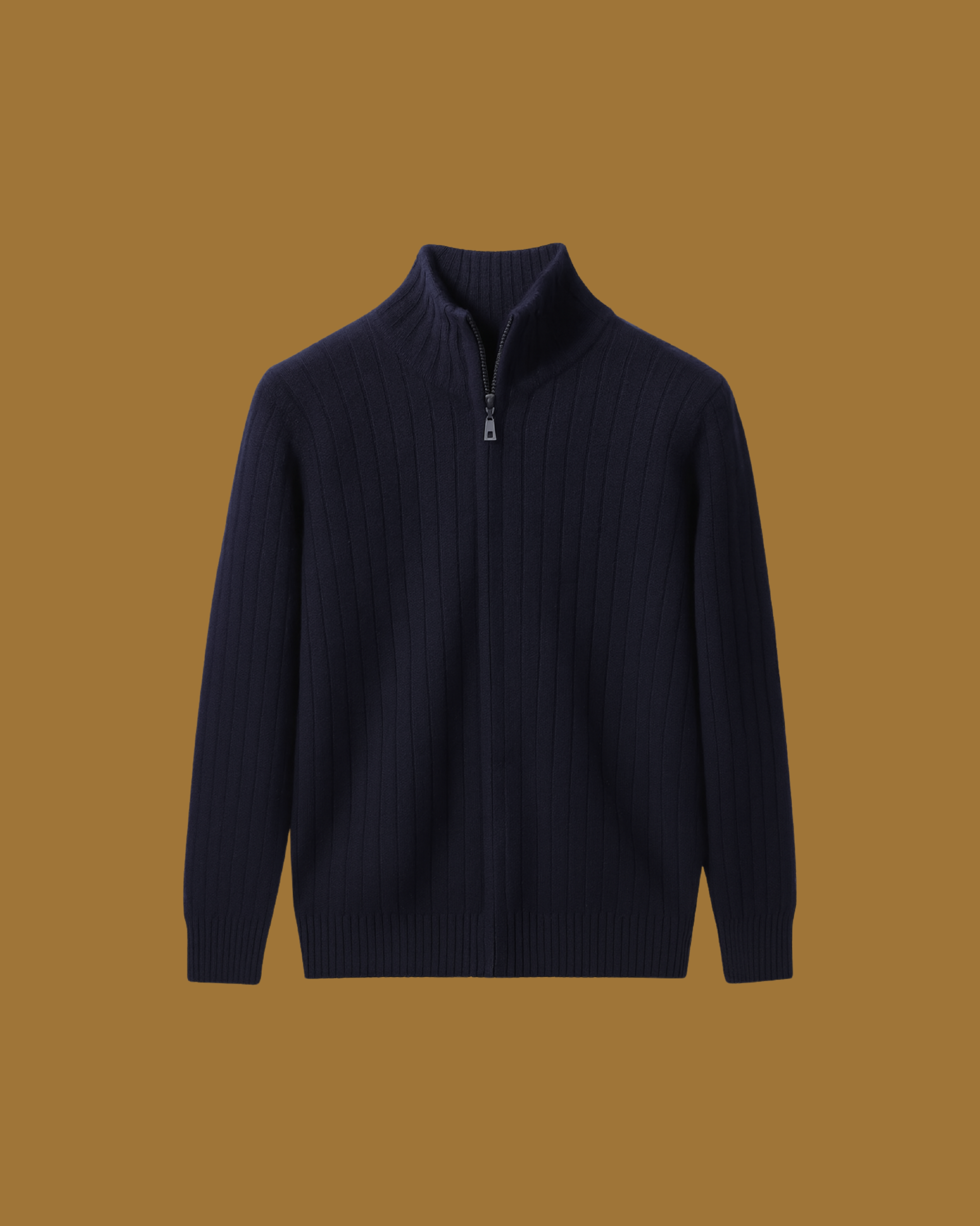 Montaro Wool Zip Knit