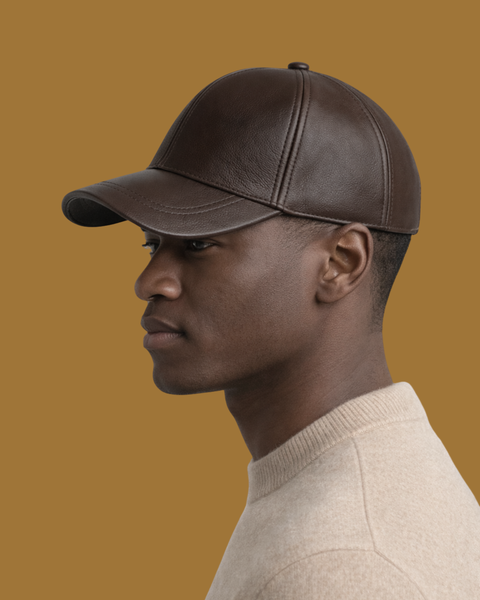 Aure Leather Cap