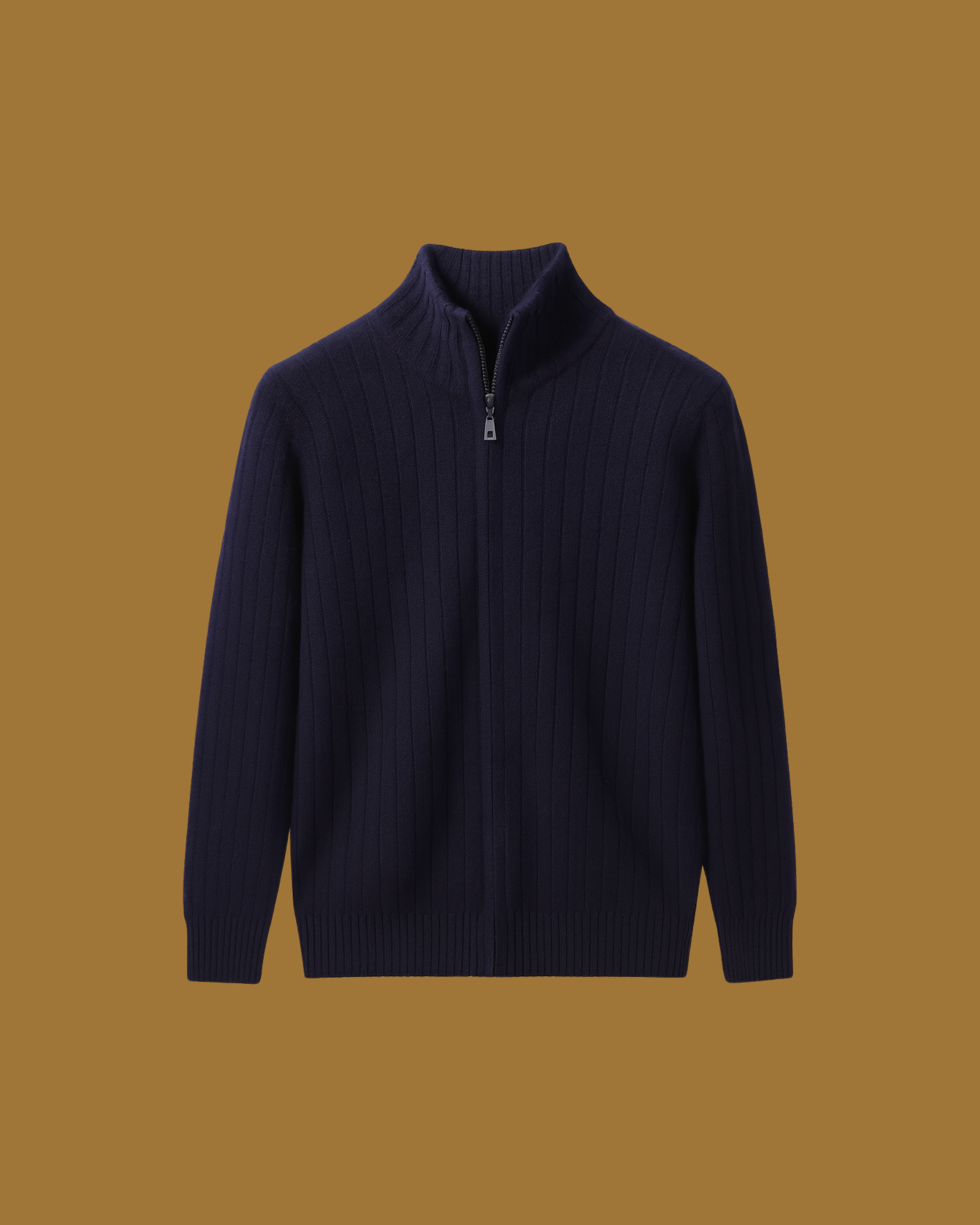 Montaro Wool Zip Knit