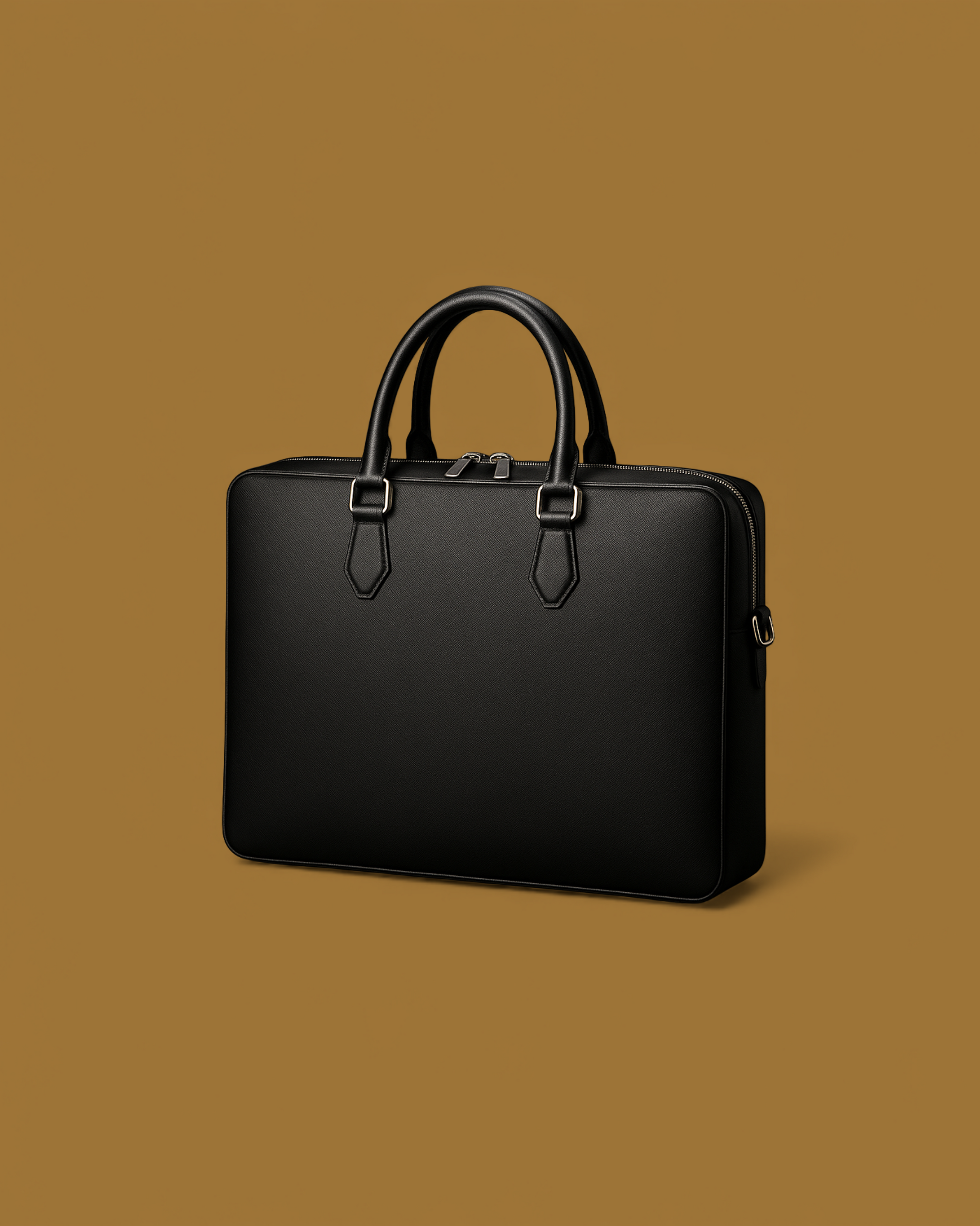Cavour Leather Briefcase