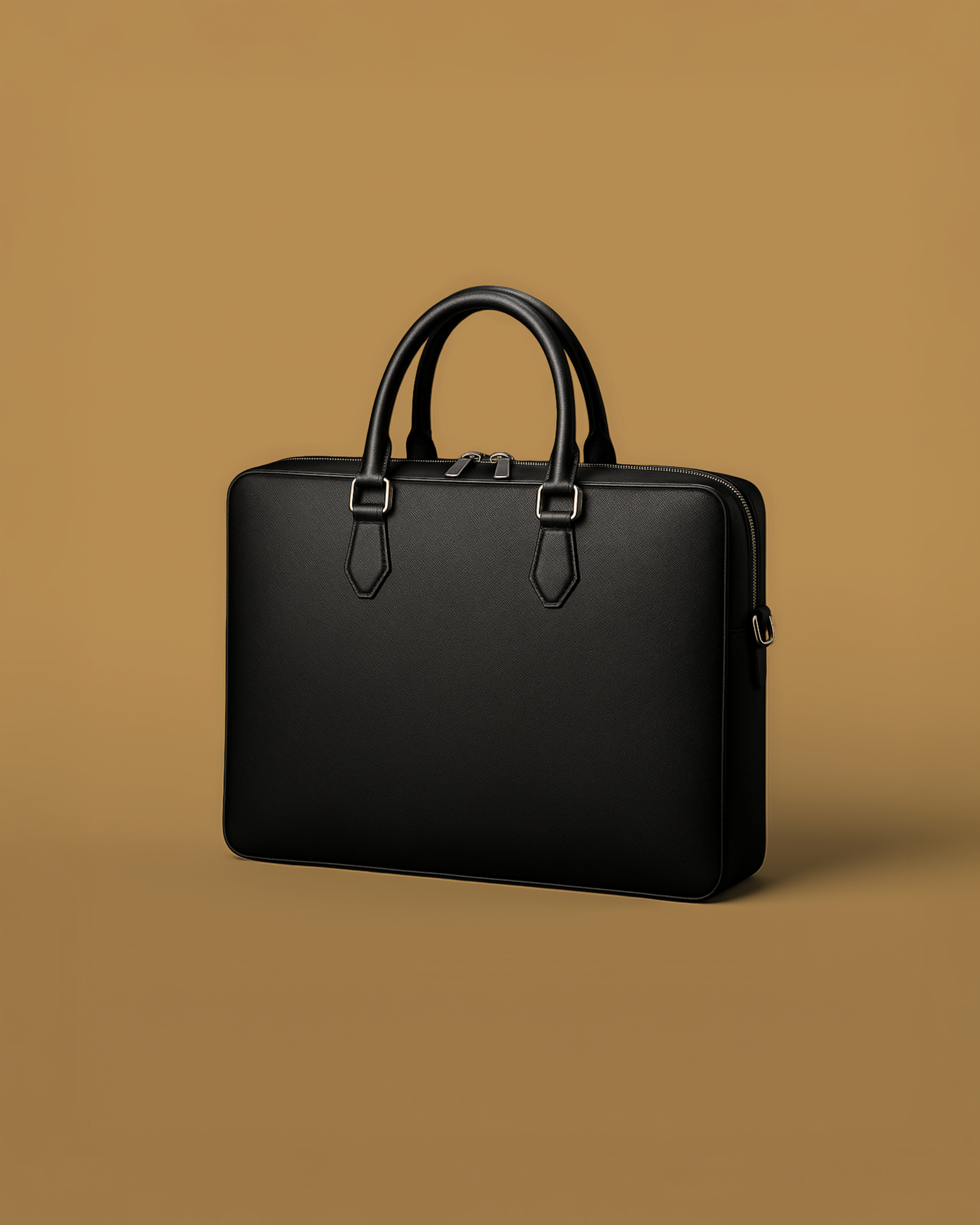 Cavour Leather Briefcase