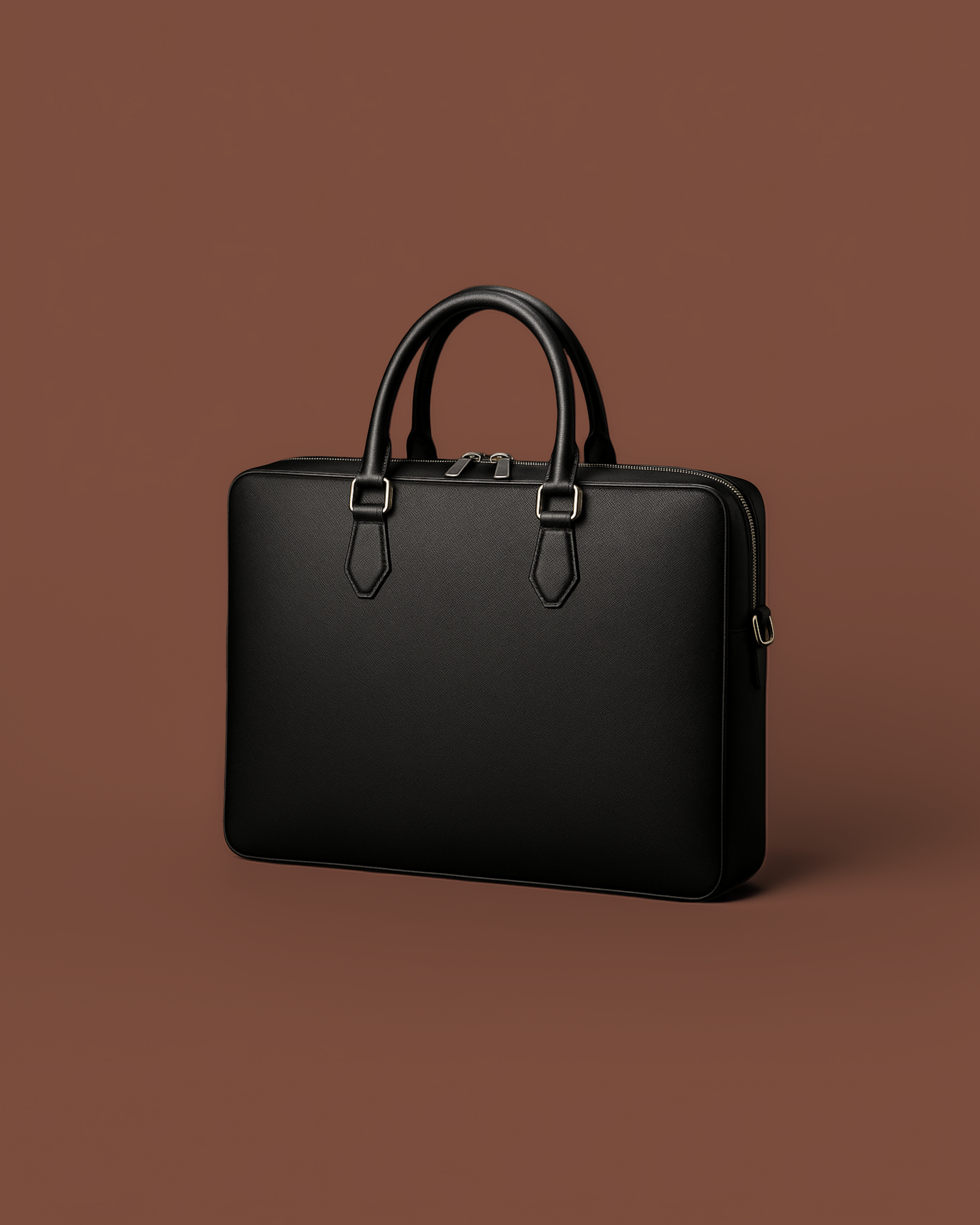Cavour Leather Briefcase