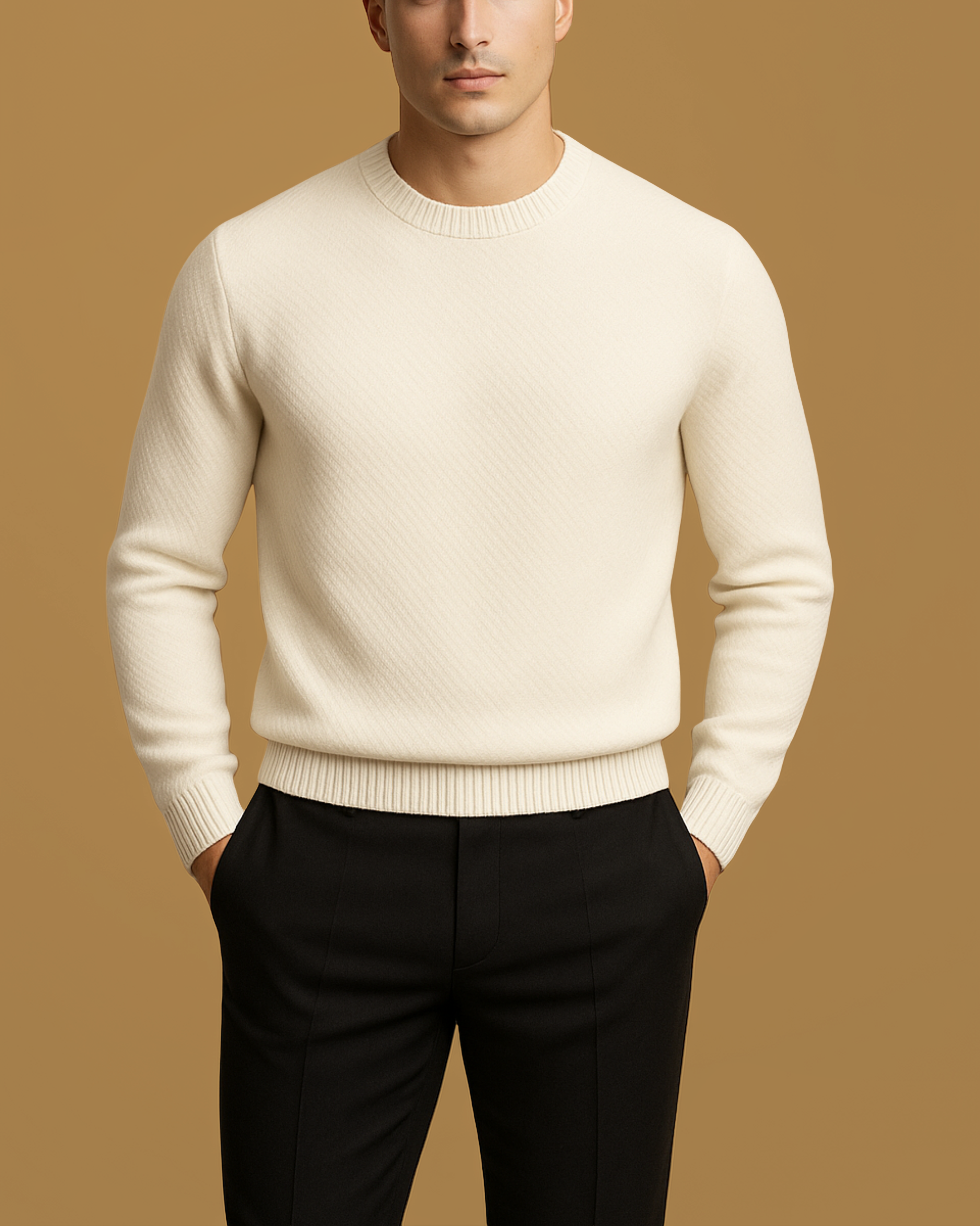 Lunaro Wool Blend Crewneck